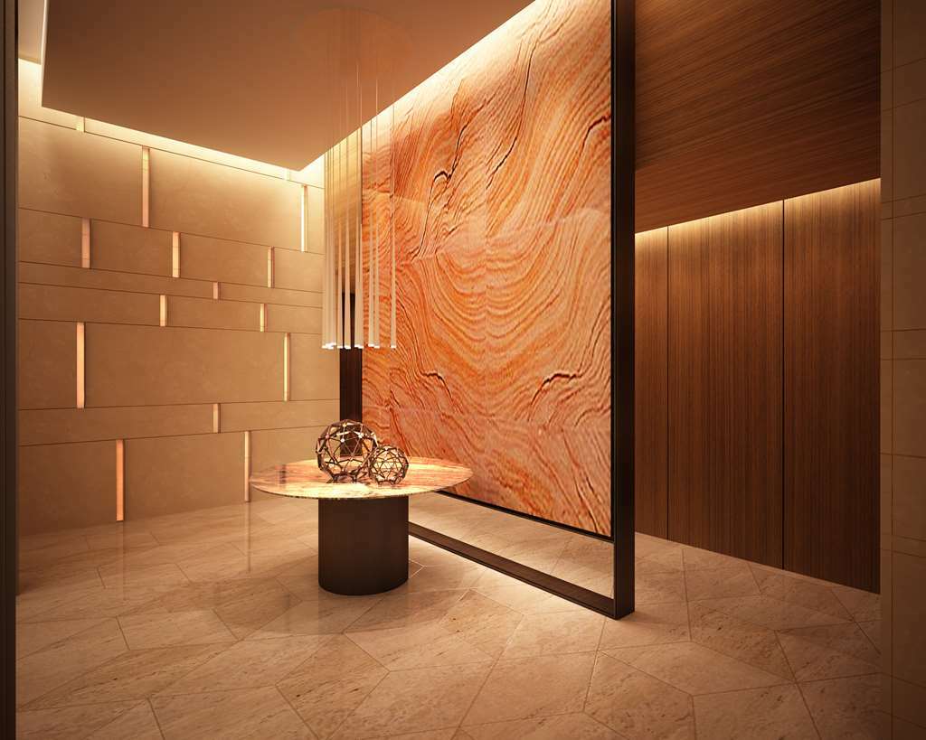 Park Hyatt Doha Otel İç mekan fotoğraf 3D rendering of a modern interior
